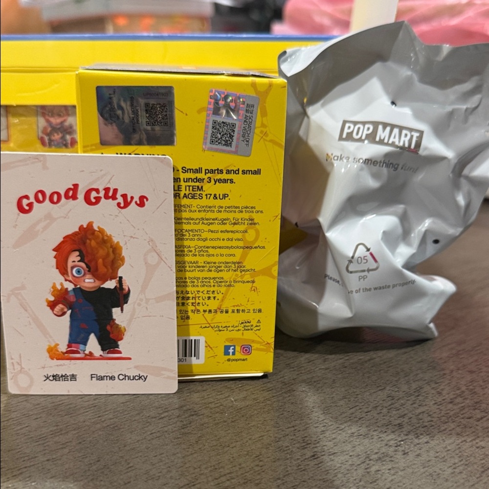 Pop Mart Chucky  Confirm Flame Chucky Figure